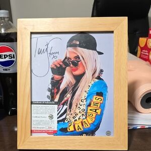 Framed Signed Photo Of Toni Storm WWE & AEW wrestling Star With COA1